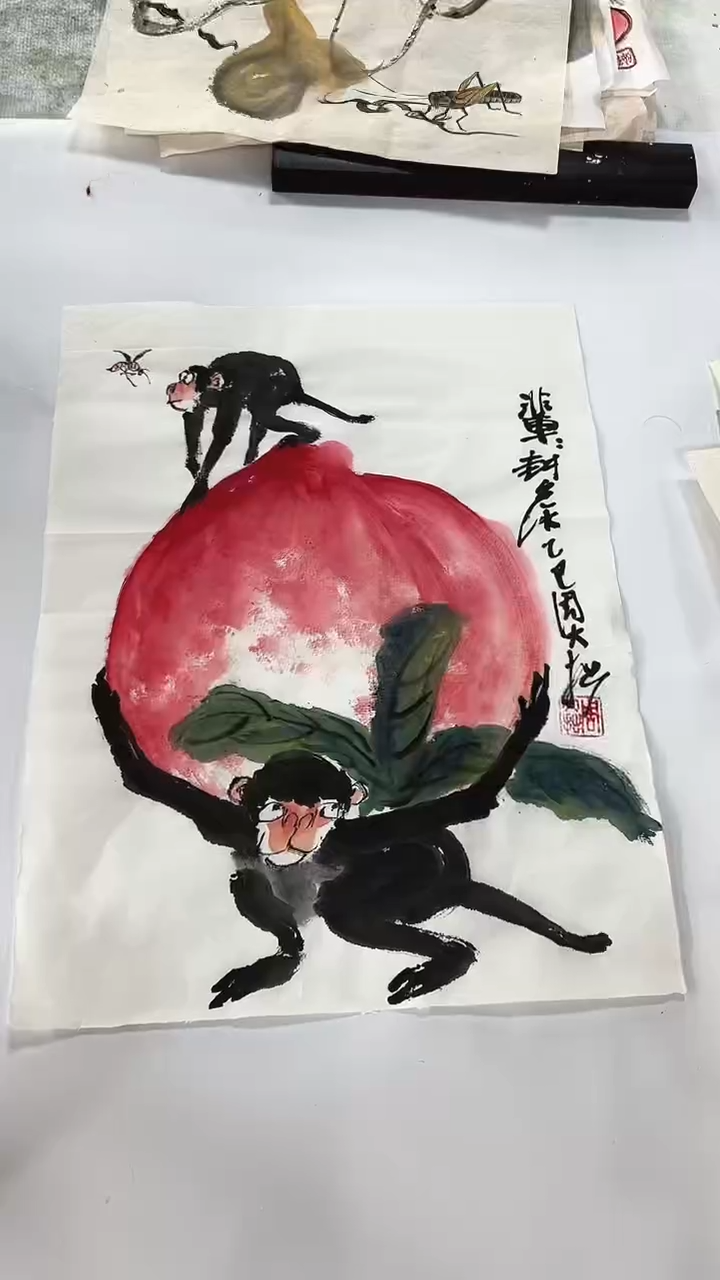 国画直播福利/国画/花鸟