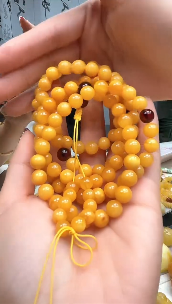 【闪购商品】琥珀裸石未镶嵌项链36.2