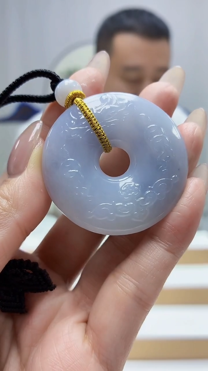 未镶嵌定制翡翠4898MM-毛货挂件182