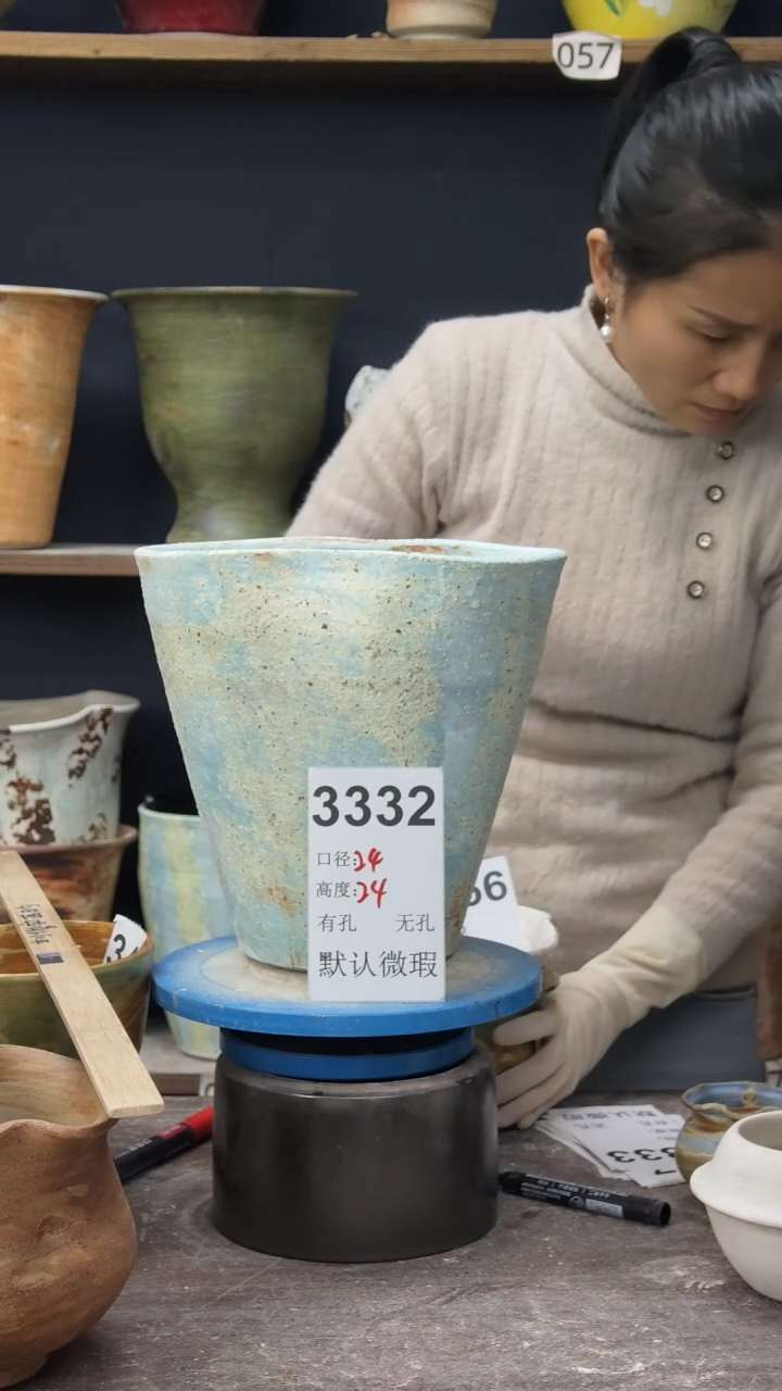 景德镇花盆默认微瑕3332