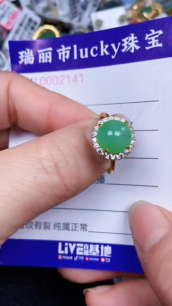 颈饰银S925镶嵌翡翠2141