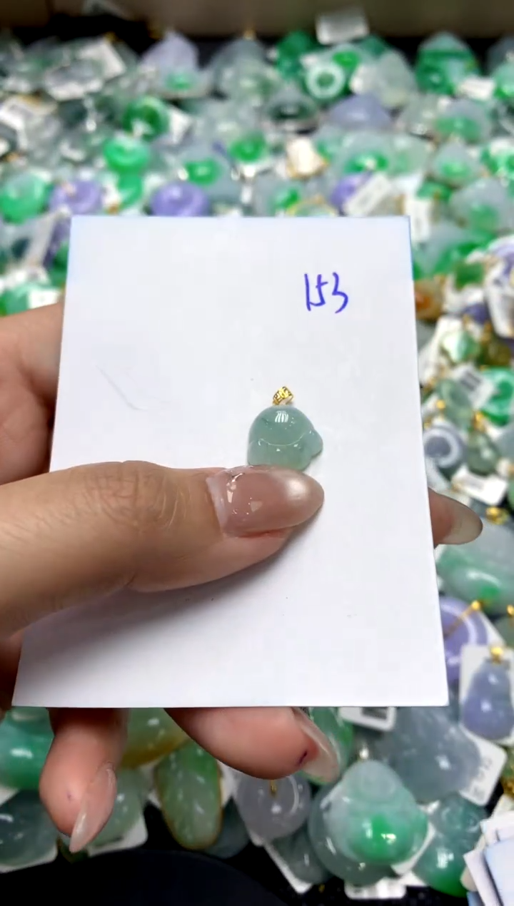 【闪购商品】翡翠颈饰18K金镶嵌1111111111111111