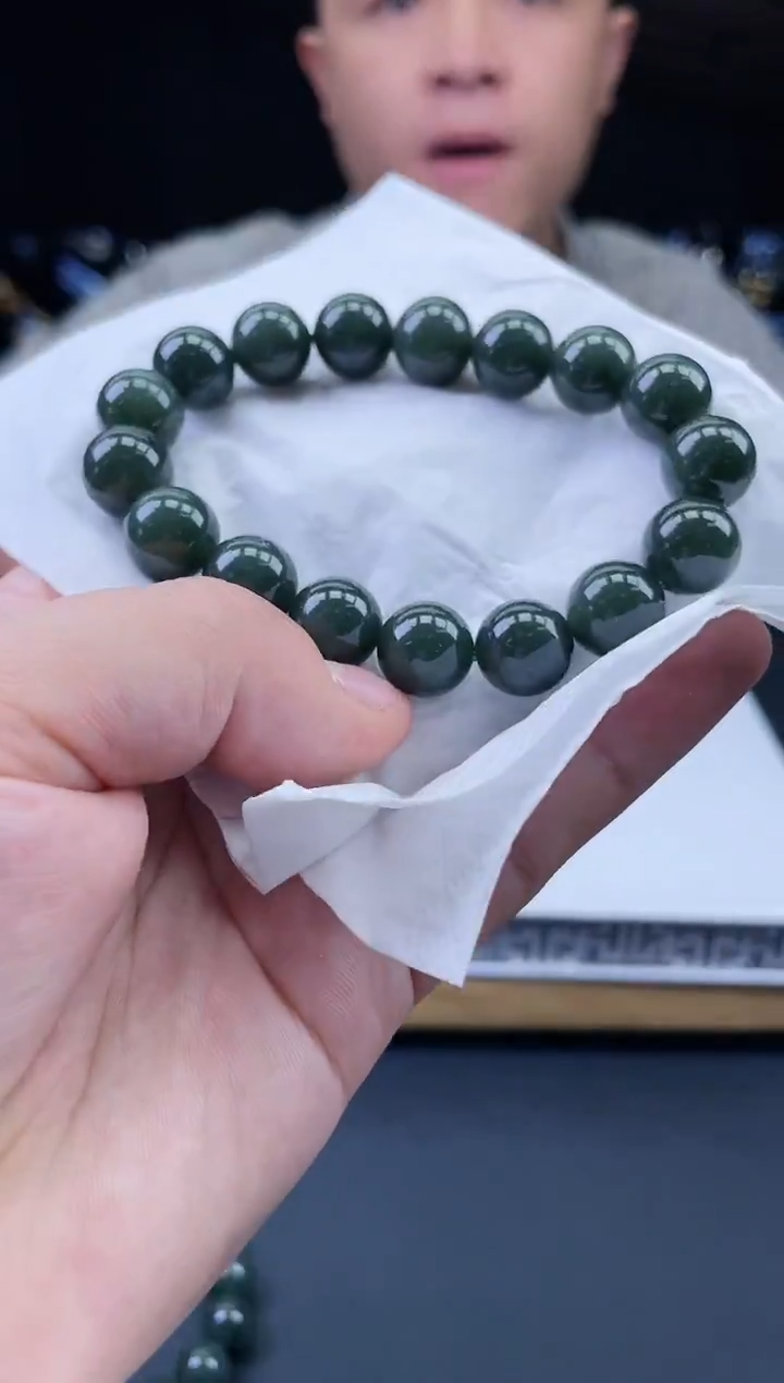 未镶嵌手串定制和田玉-100778