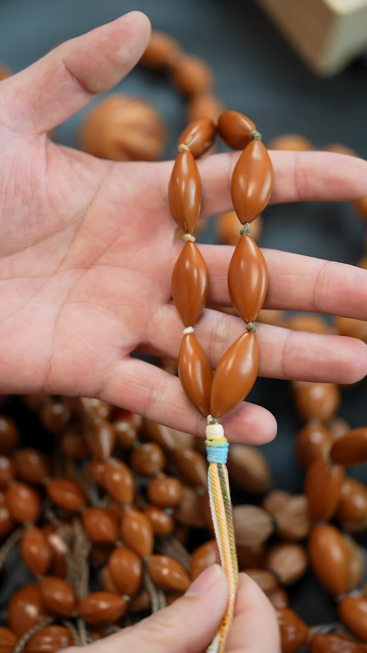 手串/手链橄榄核晟精抛两花手串