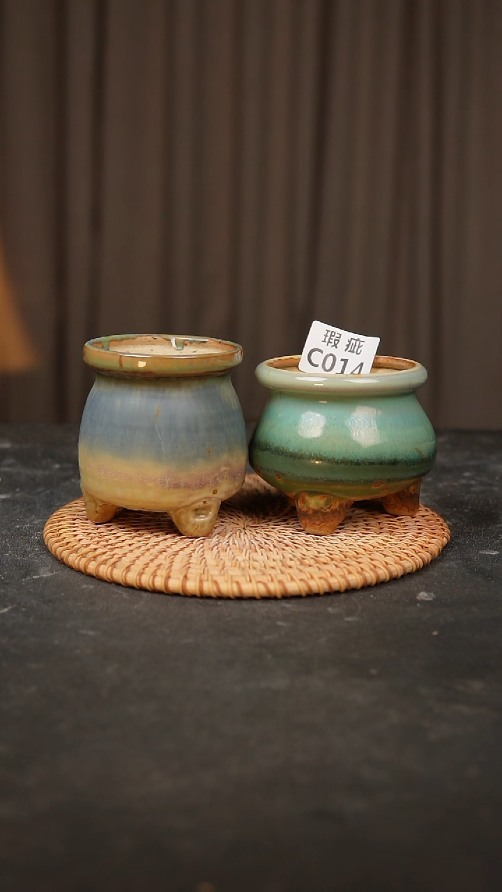 【闪购商品】瓷片景德镇泥泥陶瓷花盆