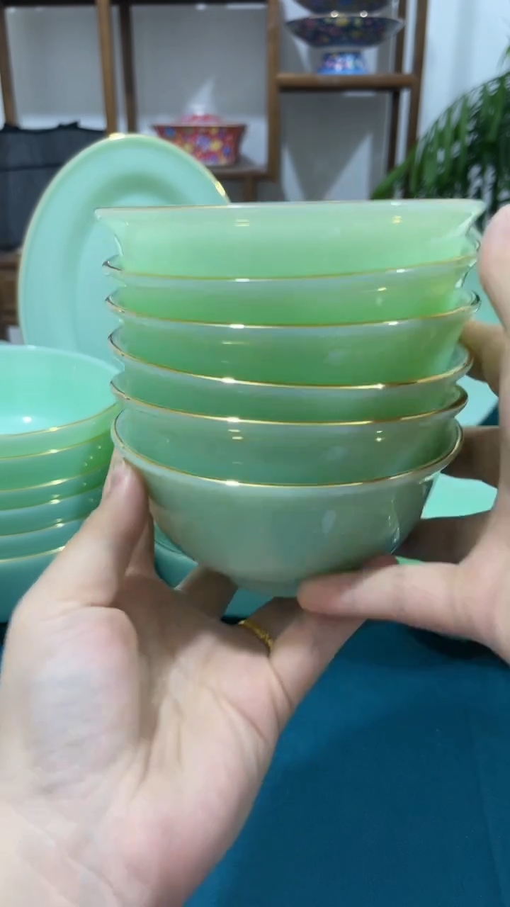 · 4.5英寸玉瓷碗6个口径11.5厘米
