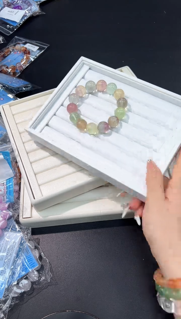 手串未镶嵌萤石5b多样性发其一【1条】默认微瑕