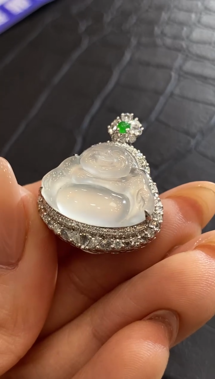 【闪购商品】翡翠颈饰18K金镶嵌收到货48小时鉴赏期（超时不退不换）