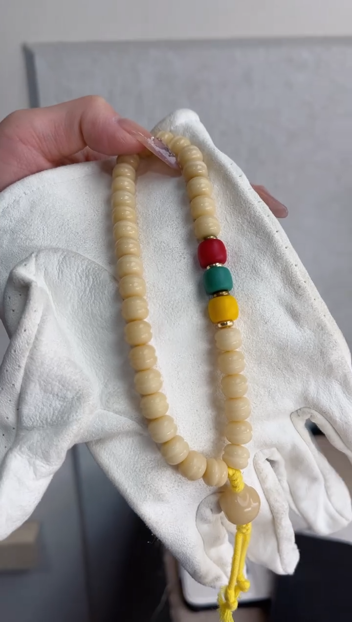 【闪购商品】菩提根/象牙果手串t93干磨三顶凹堡8*9mm手持