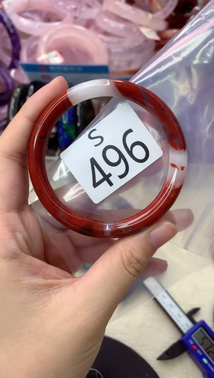 未镶嵌手镯水晶S496-55