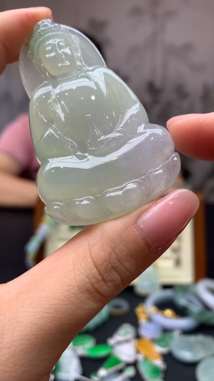 【闪购商品】翡翠颈饰未镶嵌30-天然翡翠