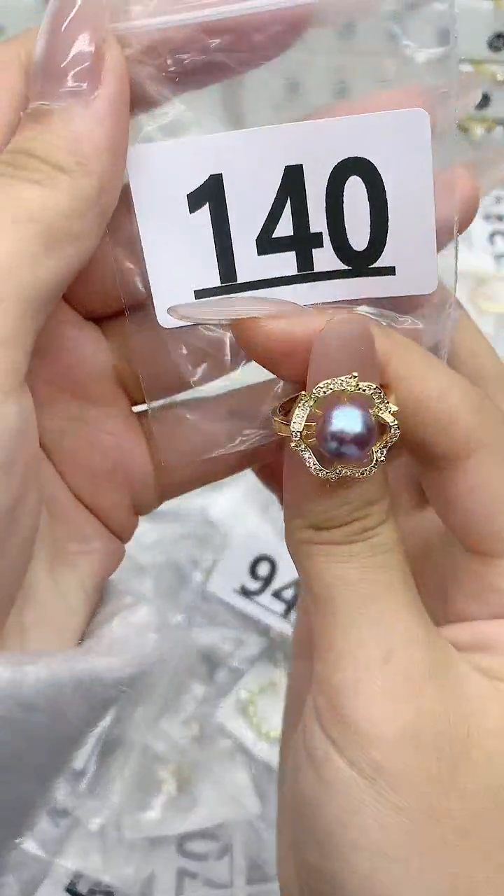 合金珠宝奇石淡水珍珠140