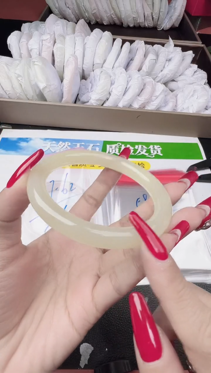 未镶嵌手镯石英质玉圈口59 60 61