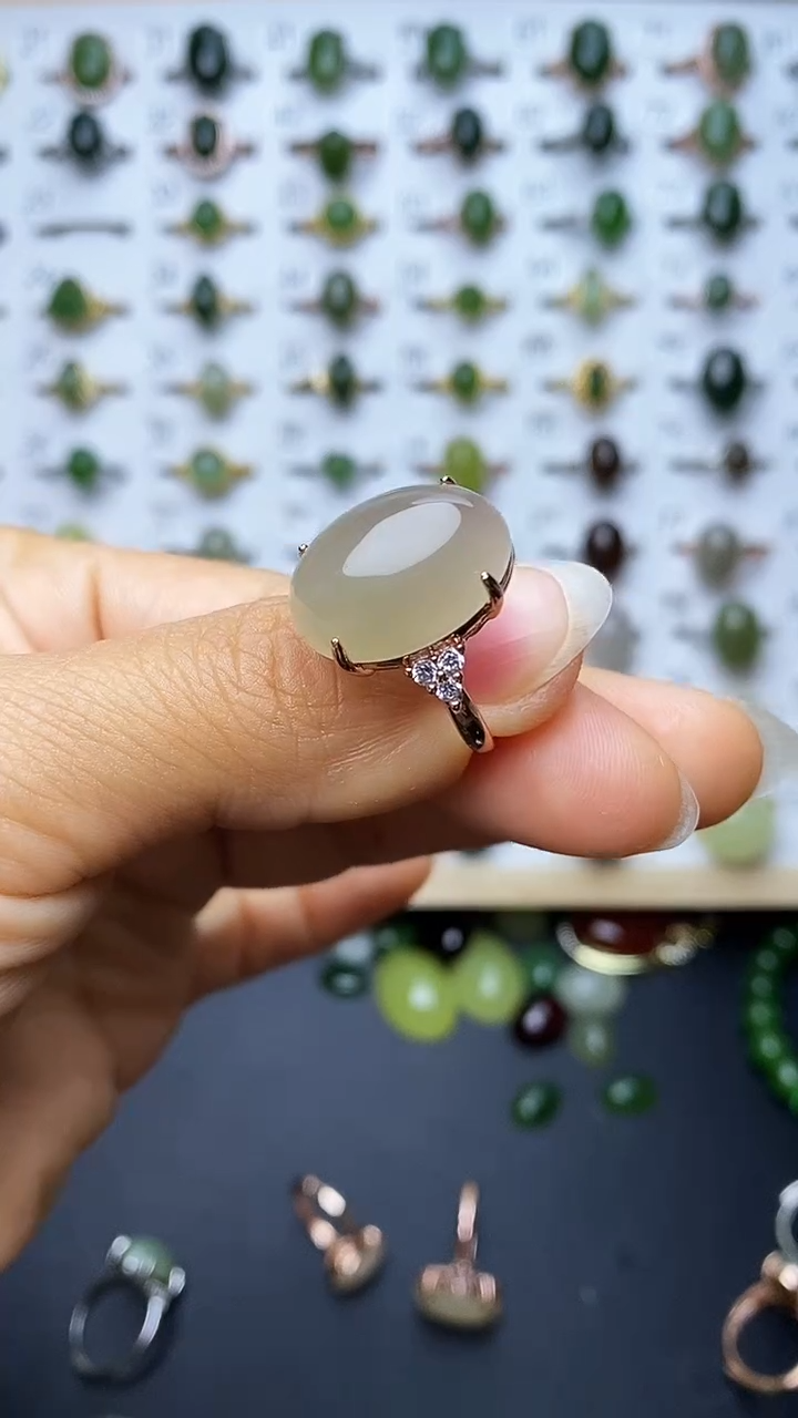 【闪购商品】和田玉戒指未镶嵌1