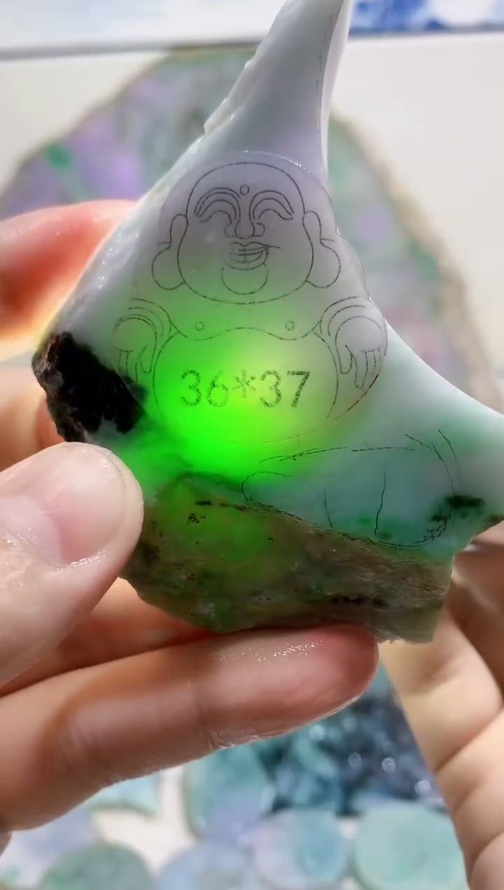 裸石翡翠0蒙0翡翠珠宝94
