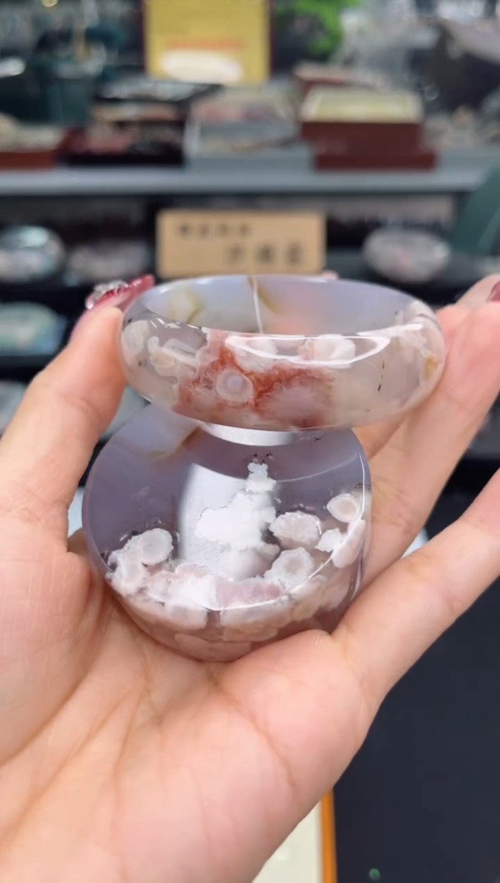 【闪购商品】石英质玉手镯未镶嵌52圈口（赠品镯心）6570007