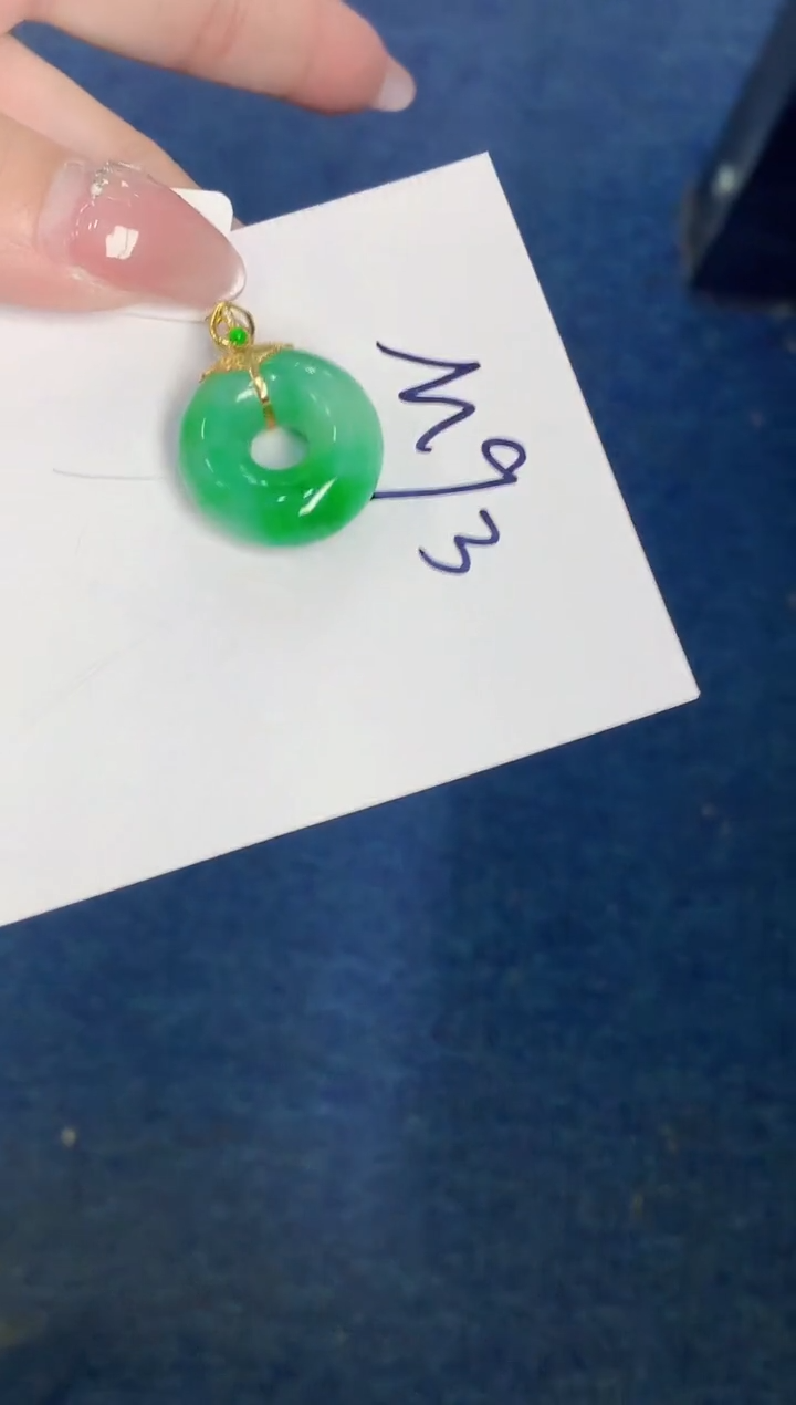 【闪购商品】翡翠颈饰18K金镶嵌000000000