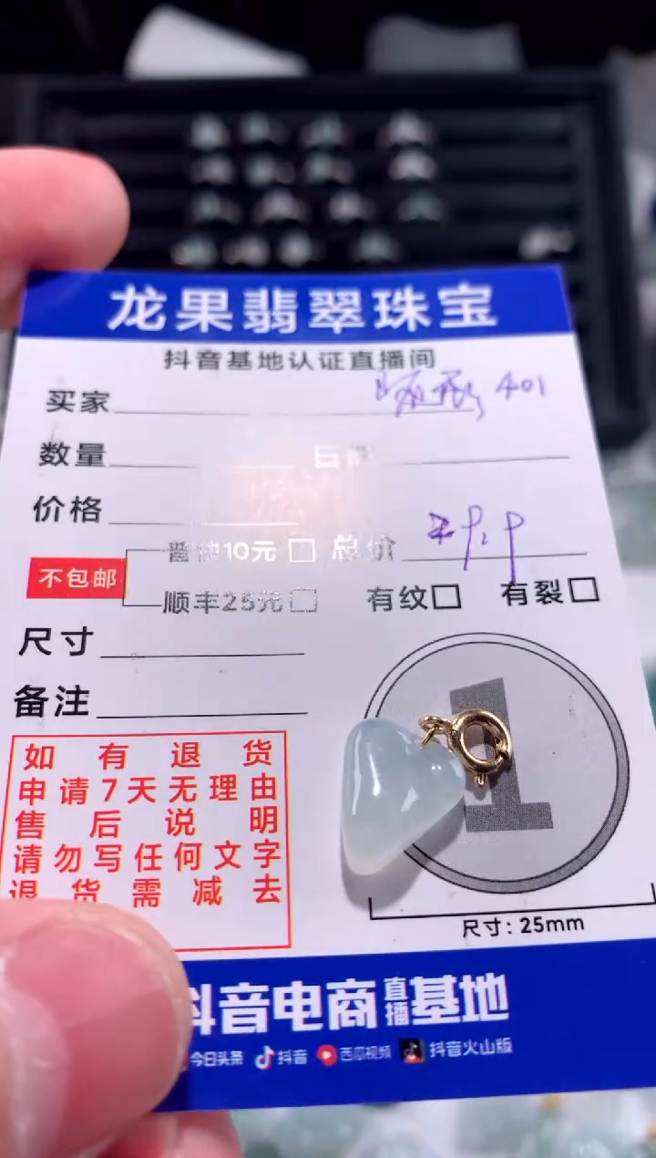 【闪购商品】翡翠颈饰未镶嵌随形401