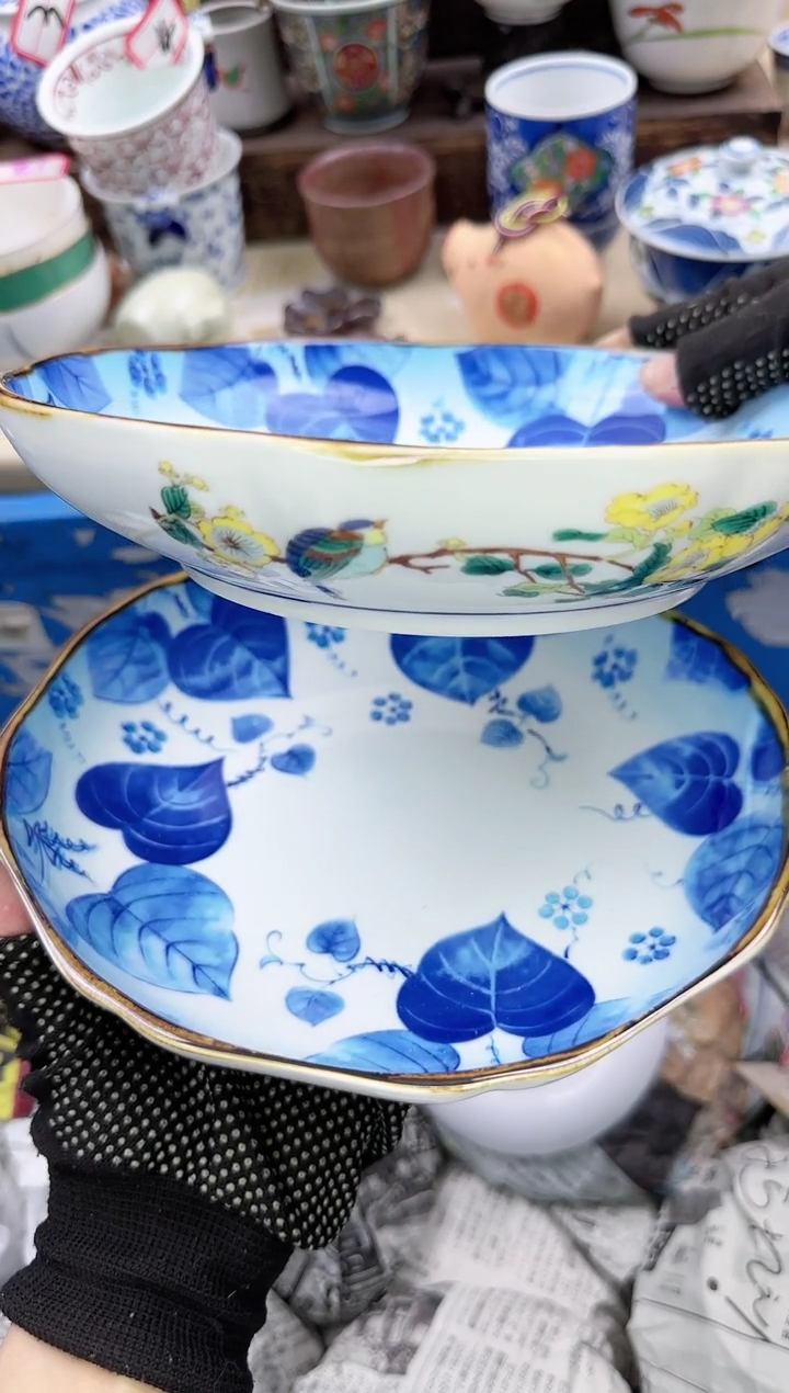 【闪购商品】瓷片吾山22厘米淘艺瓷器满18发货一单一付