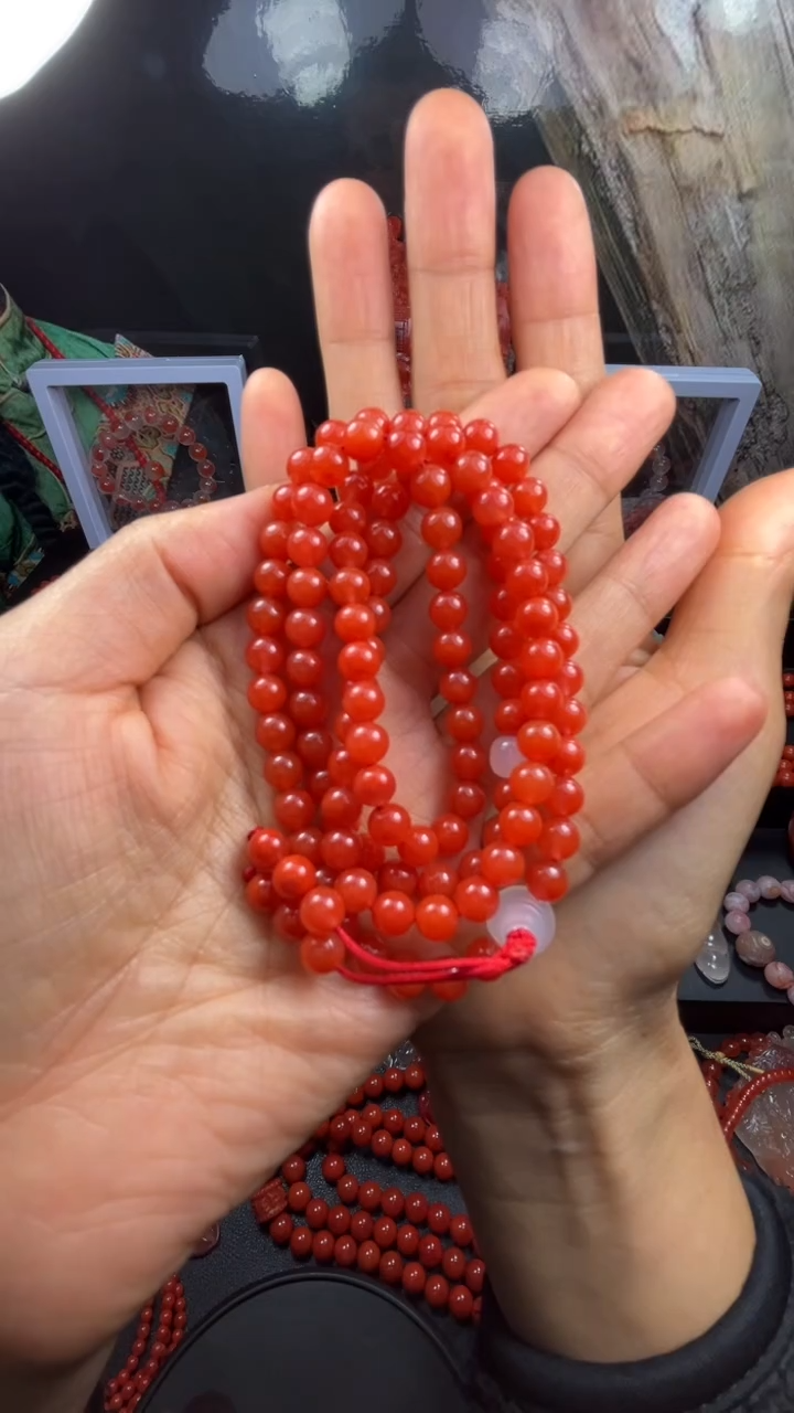 未镶嵌手链南红玛瑙和****山南红手串
