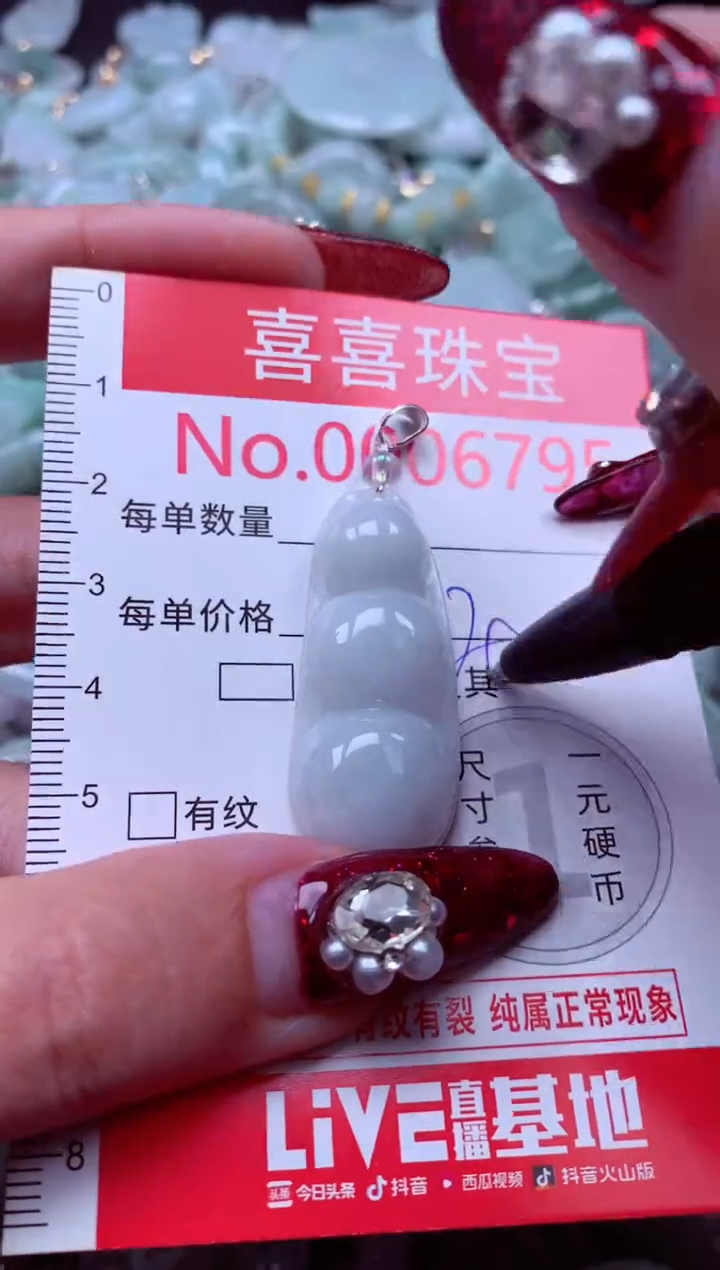 颈饰未镶嵌翡翠6795