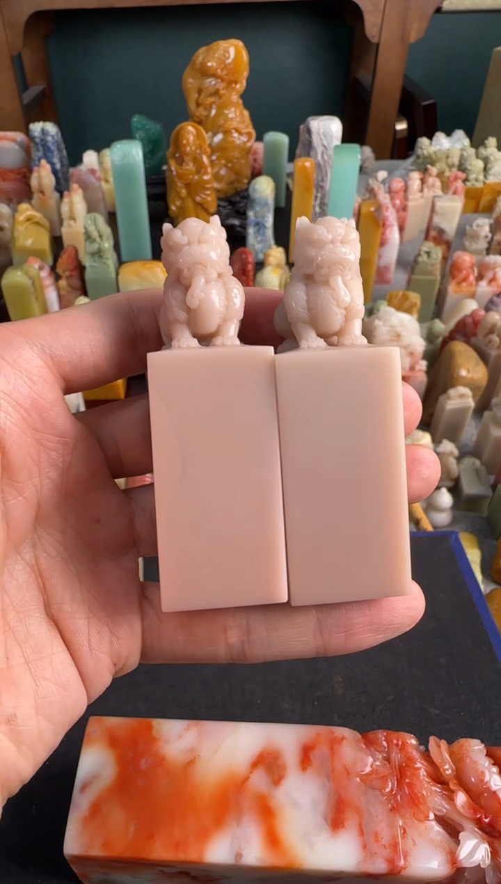 【闪购商品】青田石印石包八字5954