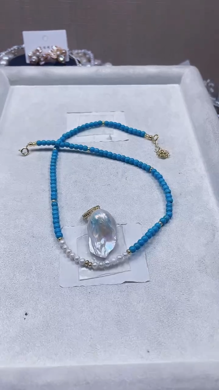 未镶嵌套装淡水珍珠【纯恬饰品】