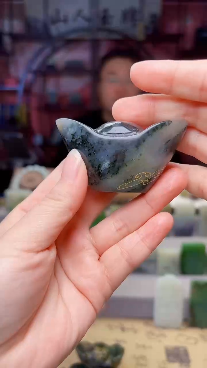 未镶嵌独山玉手把215