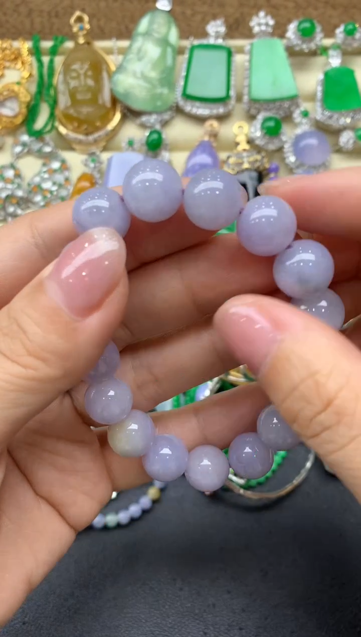 【闪购商品】翡翠手链未镶嵌42中国好珍宝