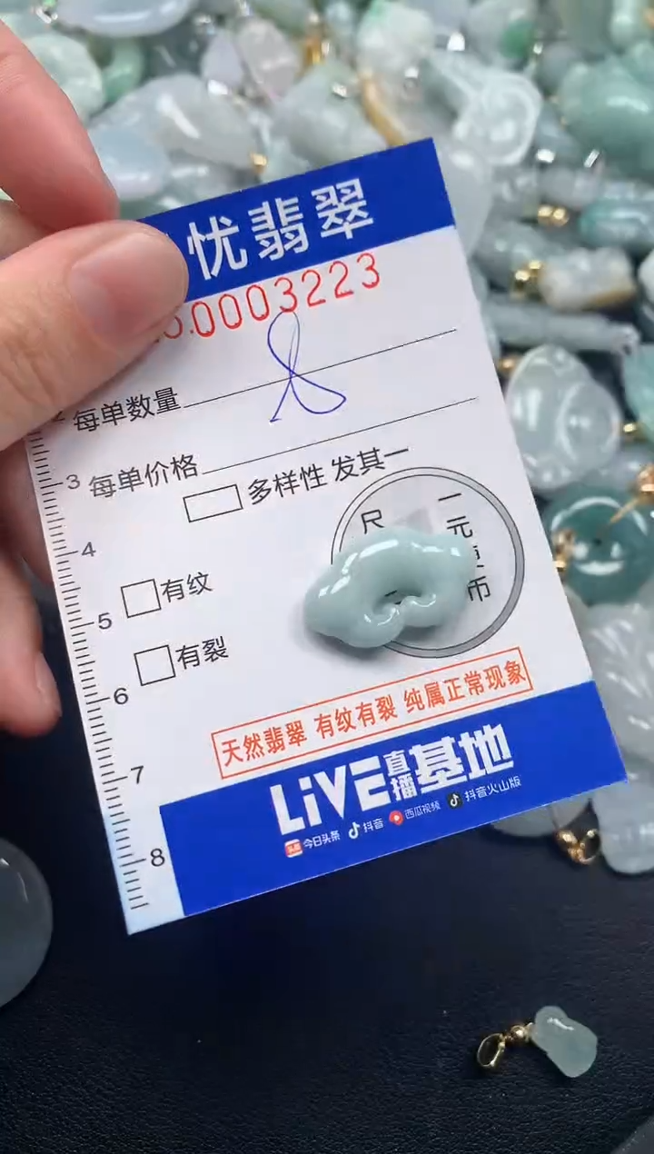 颈饰未镶嵌翡翠3223