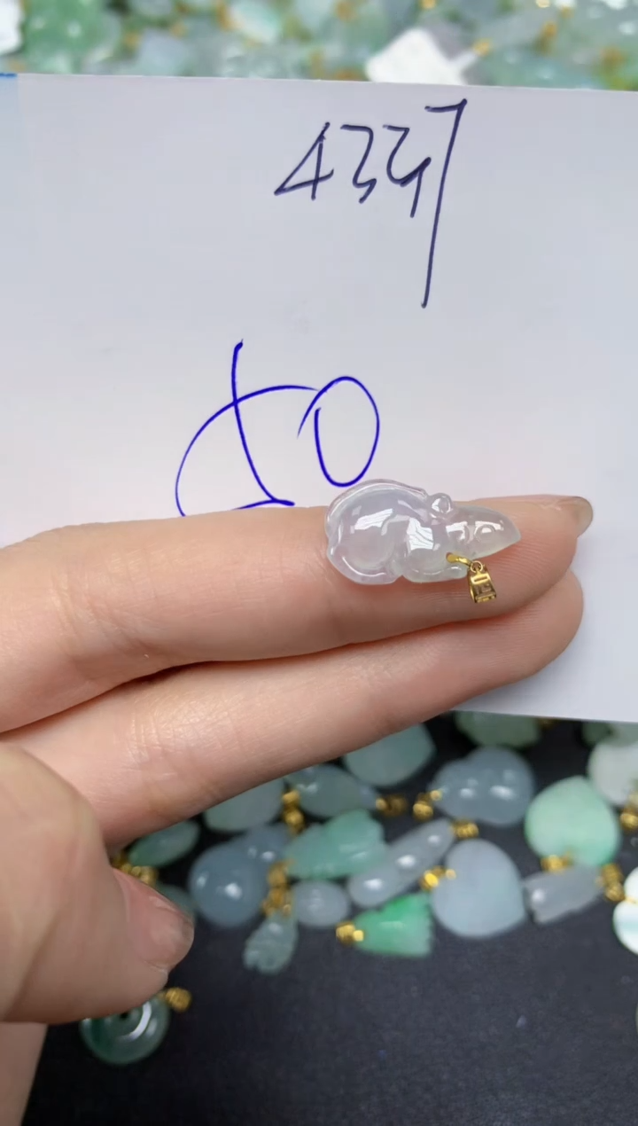 【闪购商品】翡翠颈饰18K金镶嵌天然翡翠A货