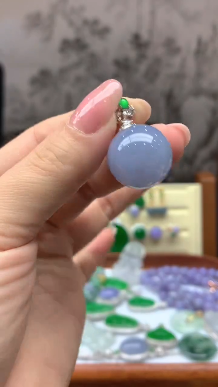 【闪购商品】翡翠颈饰18K金镶嵌319-天然翡翠