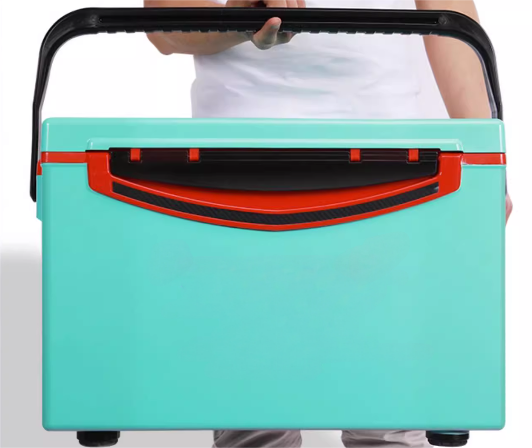 闲置#全新#2900炫蓝色钓箱