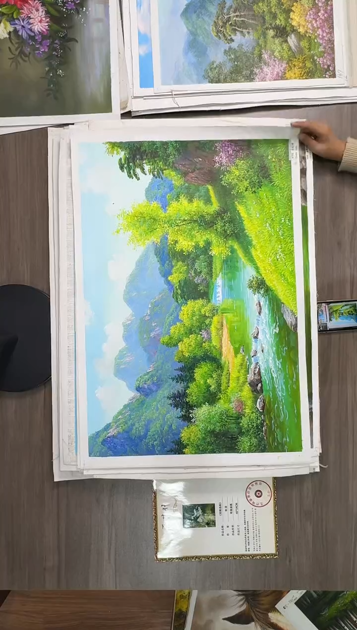 油画【161号】约50*70cm丨朝鲜原创纯手绘孤品油画丨顺丰包邮