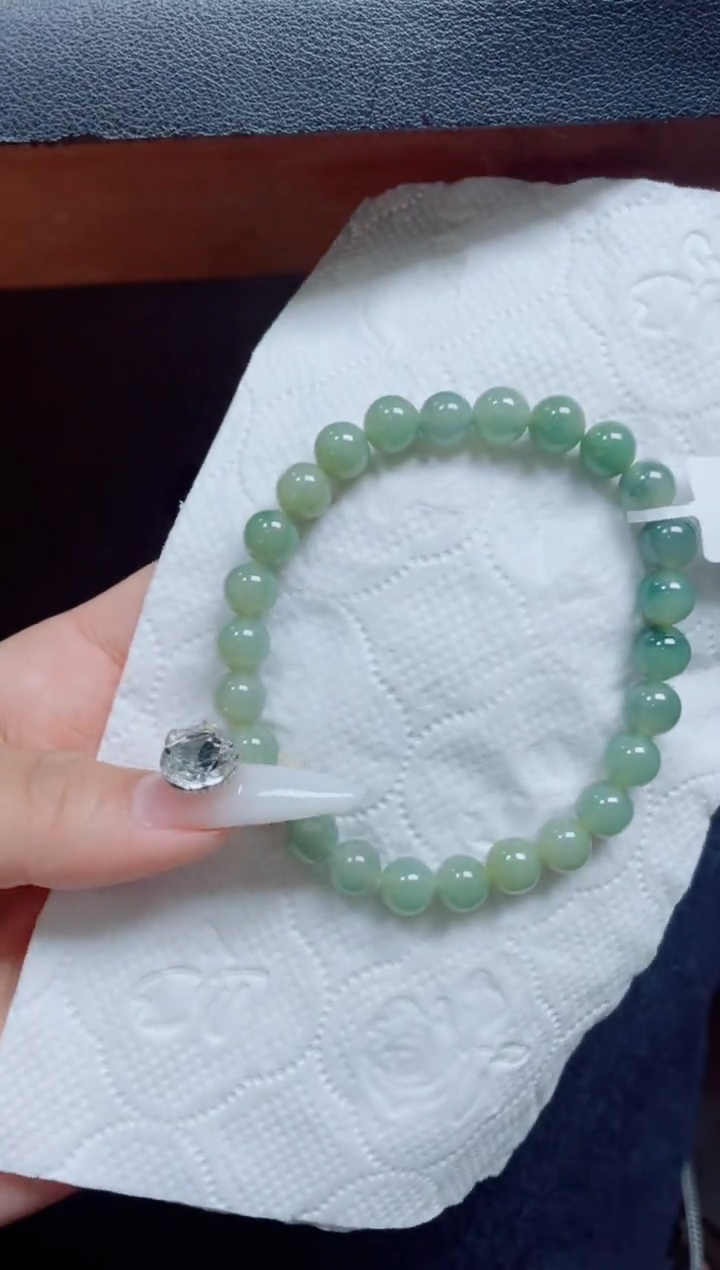 定制翡翠未镶嵌珠串