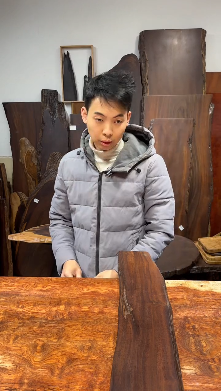 风车木（黑檀木）尺寸68*15*2.3编号255