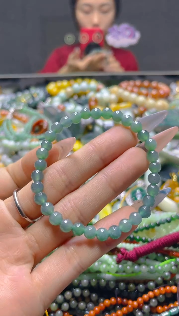 颈饰未镶嵌翡翠5MM