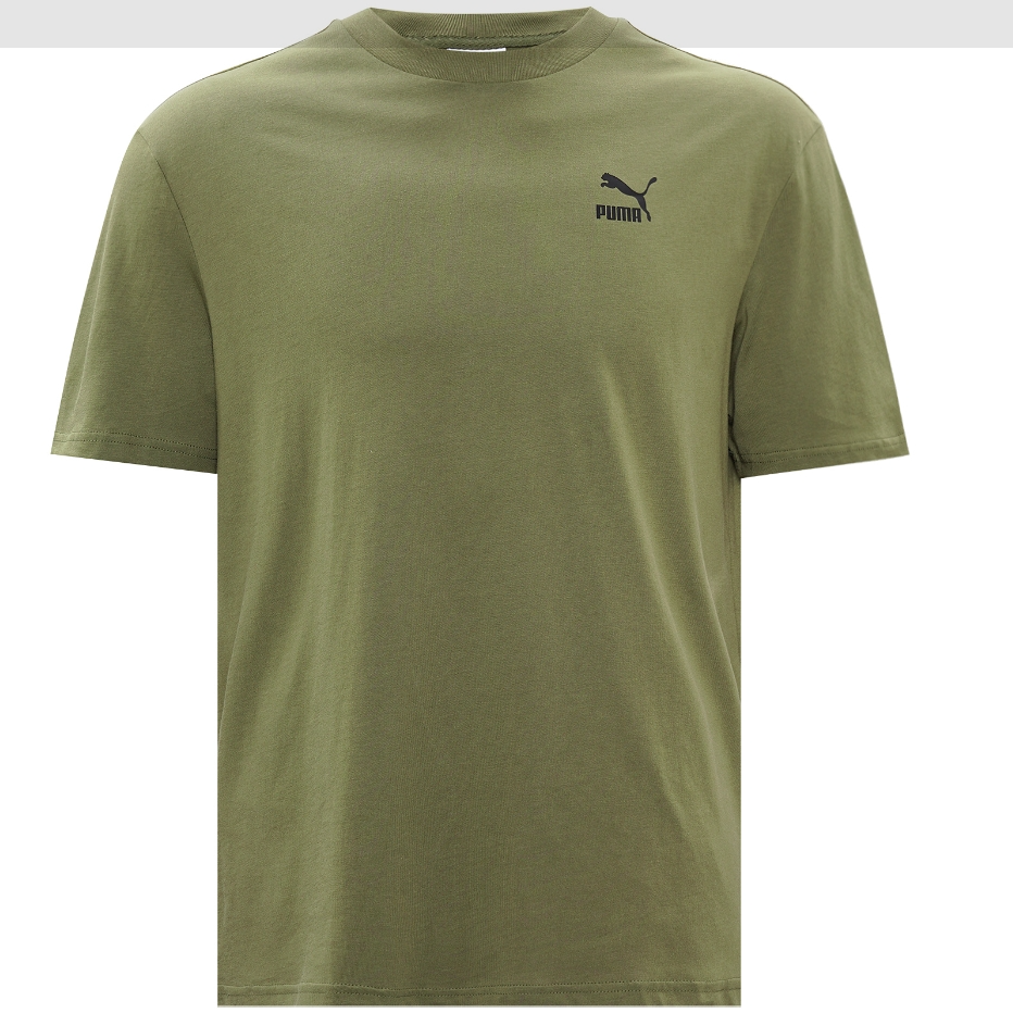 PUMA/彪马logo图案印花圆领美式复古正肩短袖T恤536926-32