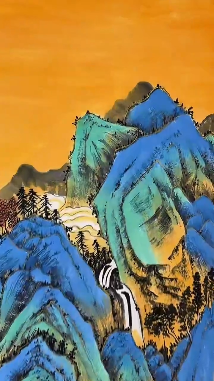 国画王炳杰手绘绘画作品30-17