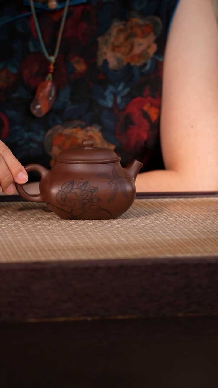 茶壶紫砂紫泥 270cc