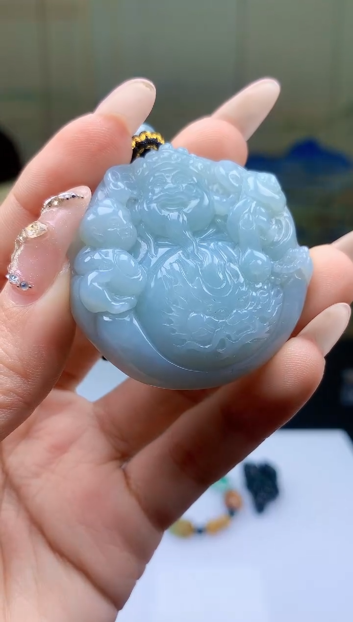 【闪购商品】定制翡翠未镶嵌4902ty-毛货挂件43