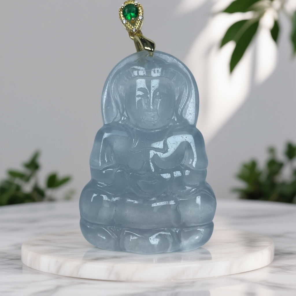 z180白大观音气质精美吊坠