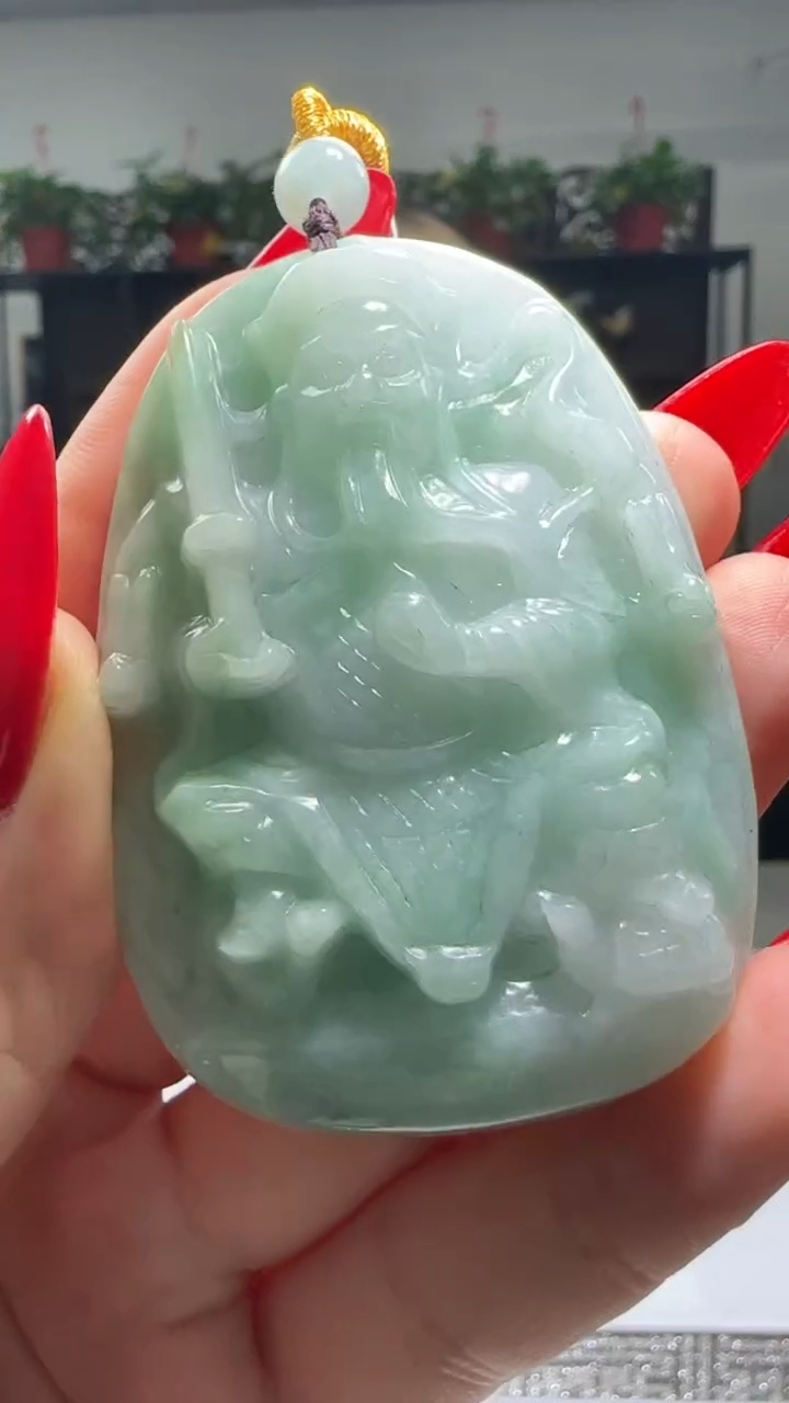 【闪购商品】翡翠颈饰未镶嵌天然翡翠A货吊坠