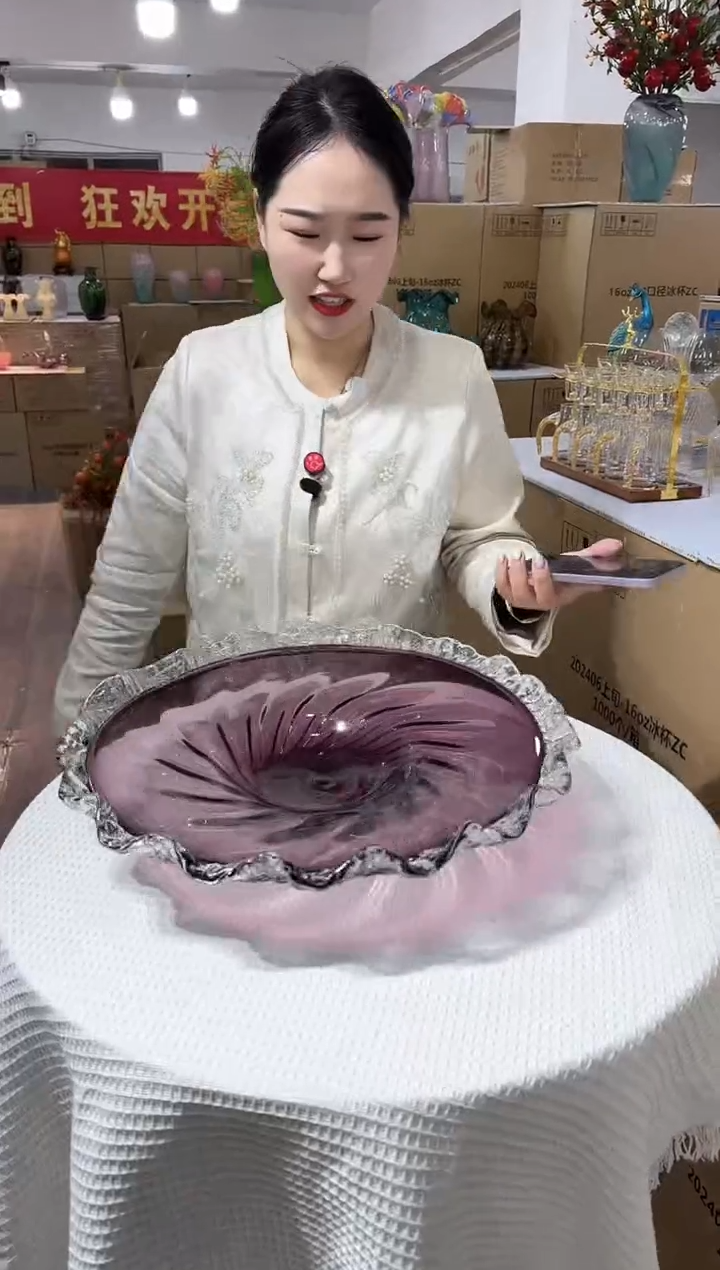 【闪购商品】无铅玻璃昕洋花器N-品5