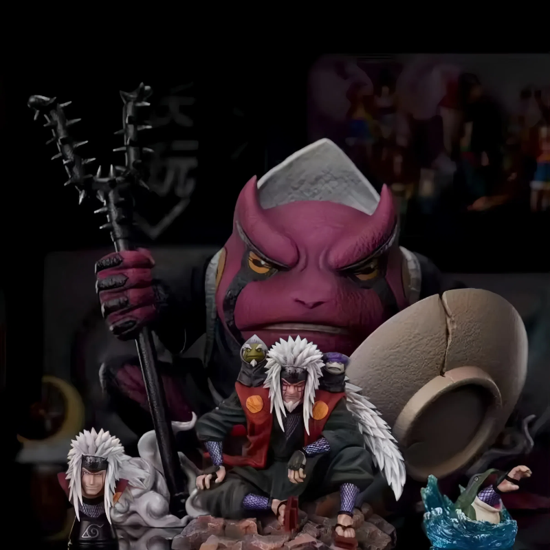 【佳艺】冰屋自来也  蛤蟆 手办雕像