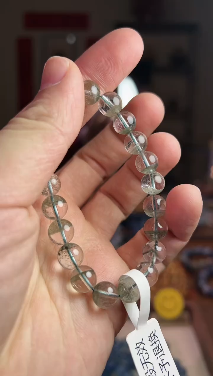 【闪购商品】水晶手串未镶嵌9+巴西绿幽灵
