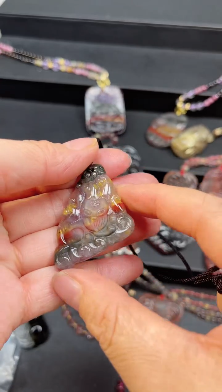 未镶嵌颈饰水晶【百晶灵儿】定制款