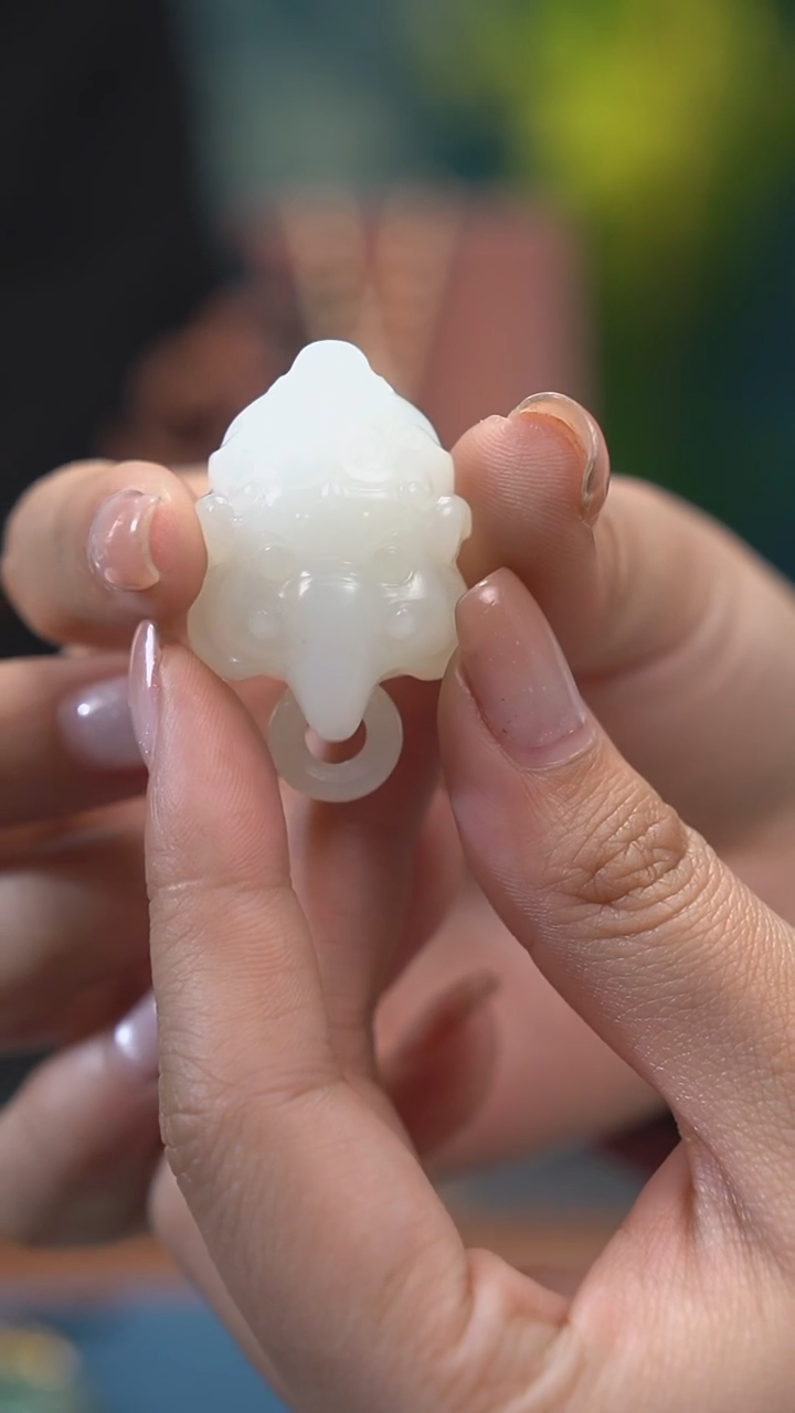 【闪购商品】和田玉吊坠(不含链)未镶嵌象神