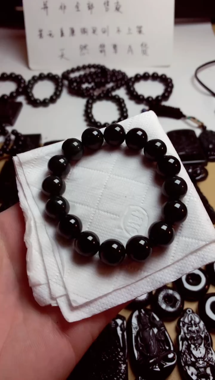 【闪购商品】翡翠颈饰未镶嵌天然翡翠墨翠A货买断不退不换