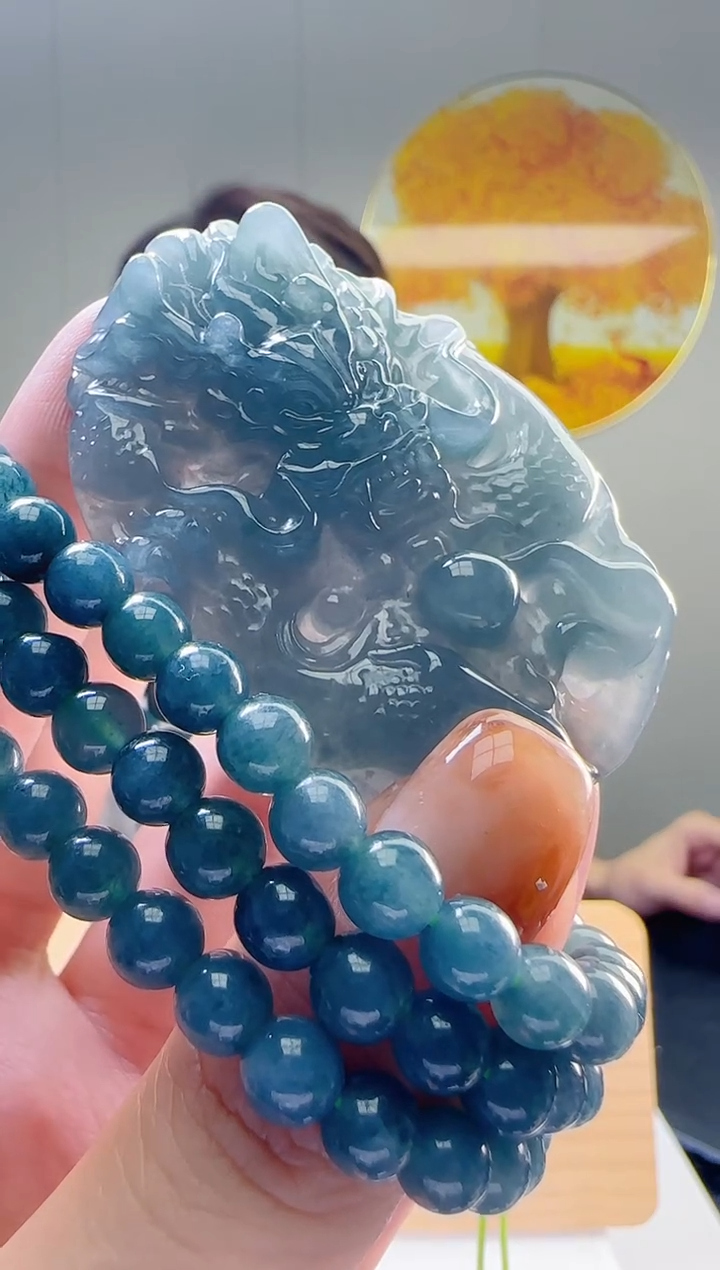 颈饰未镶嵌翡翠多样性随机发其一